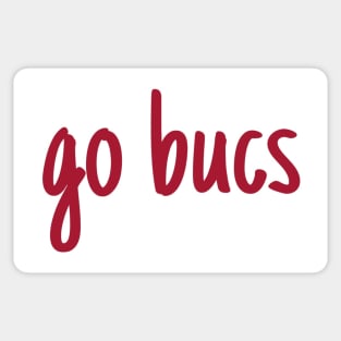 go bucs Sticker